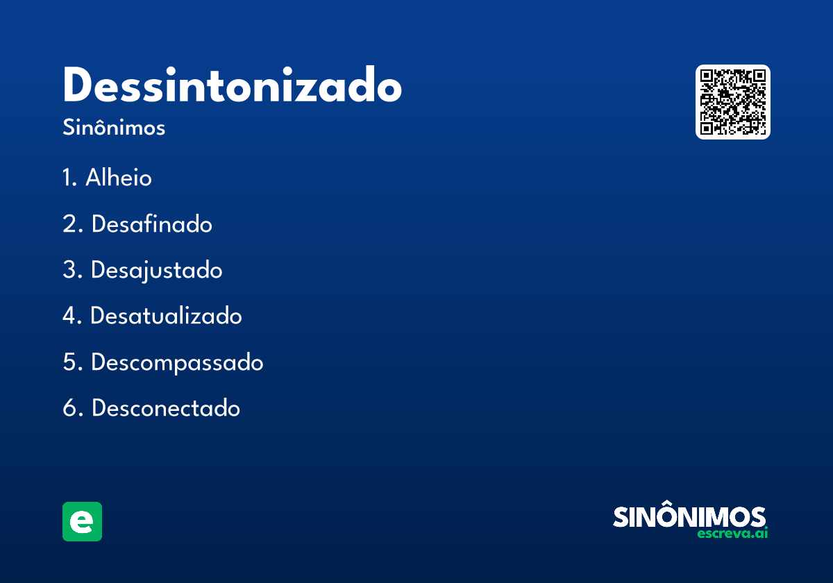dessintonizado