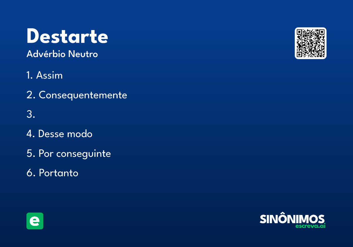 destarte