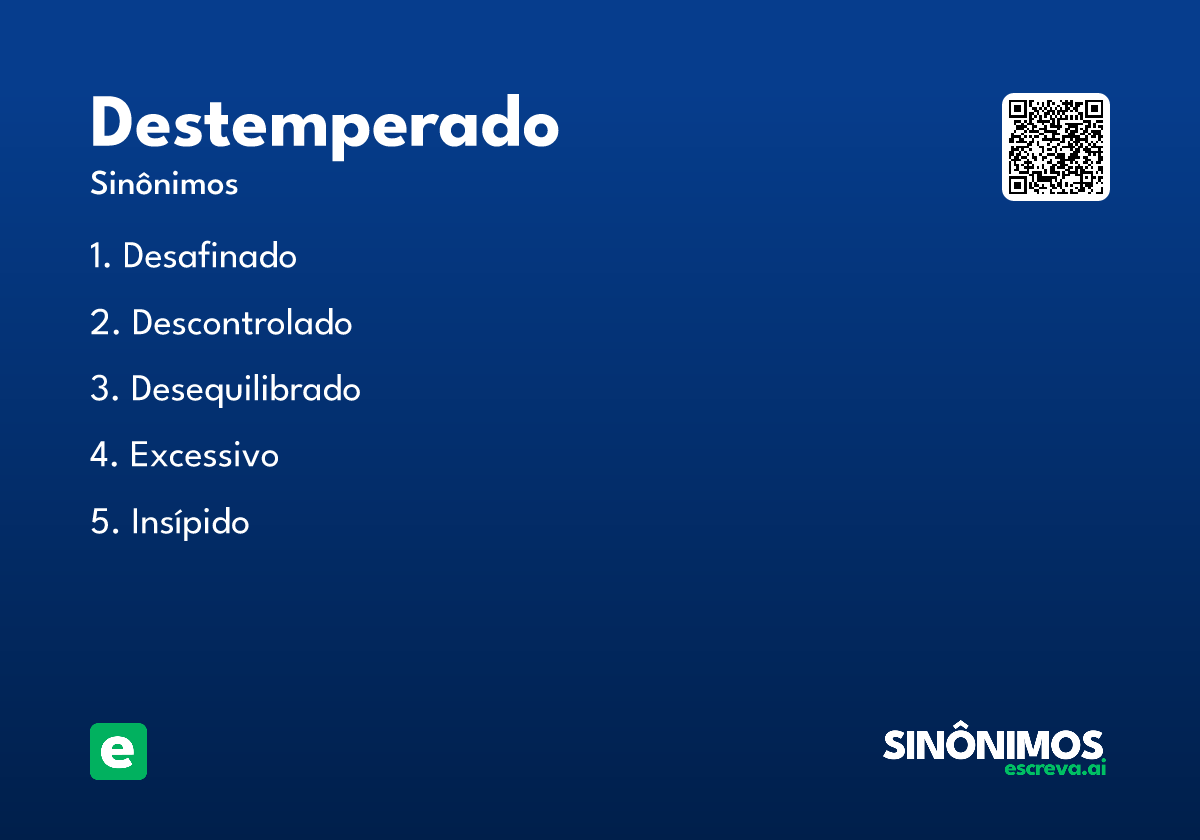 destemperado