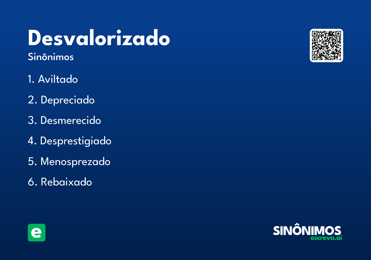 desvalorizado