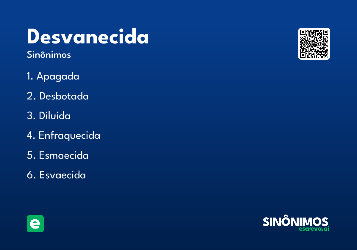 desvanecida