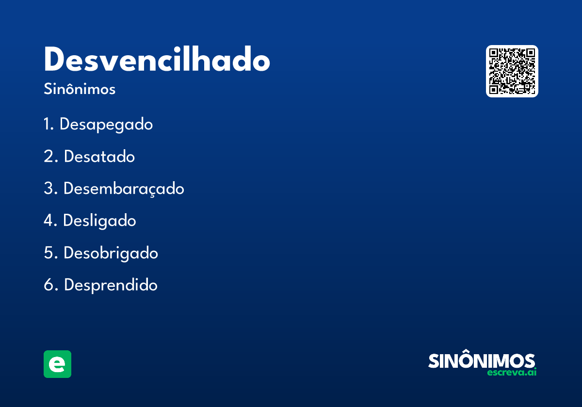desvencilhado