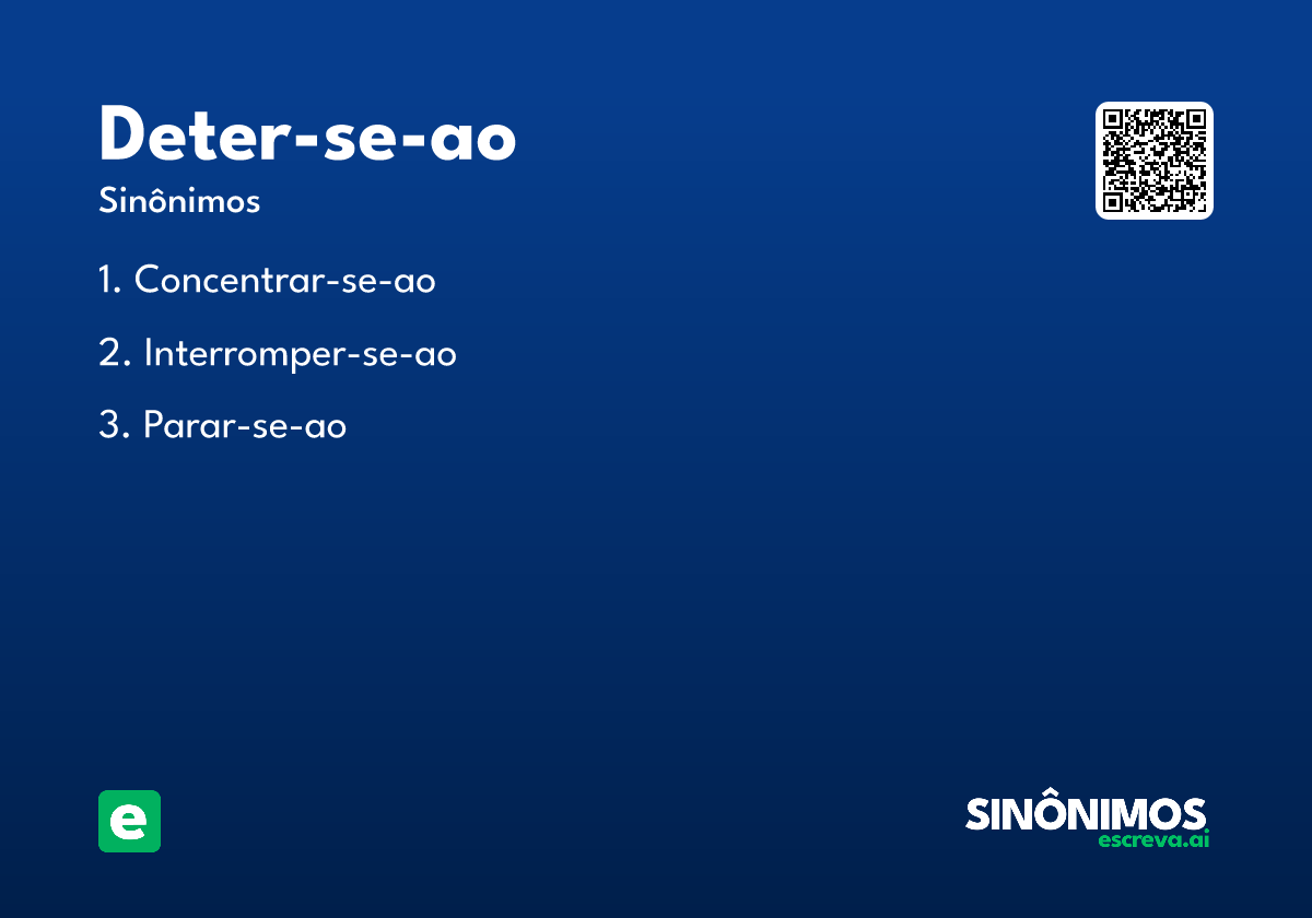 deter-se-ao