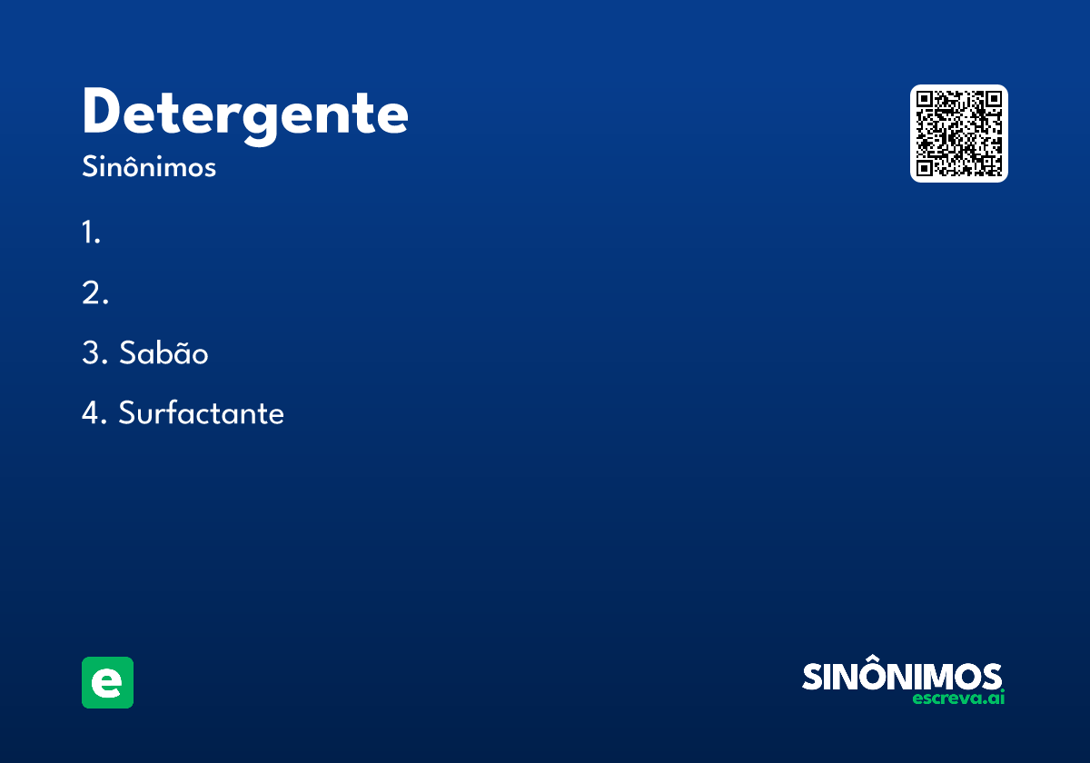 detergente