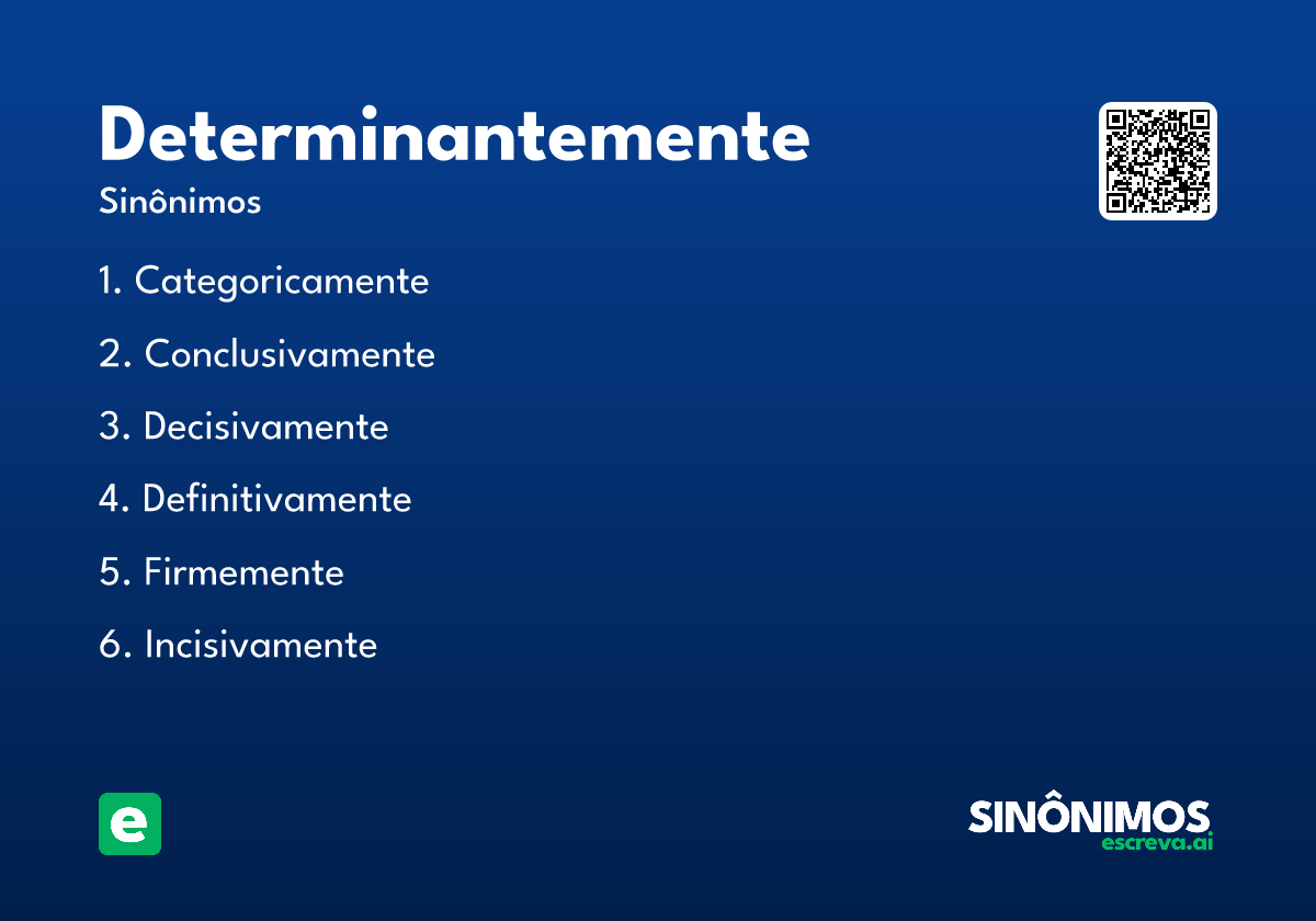 determinantemente