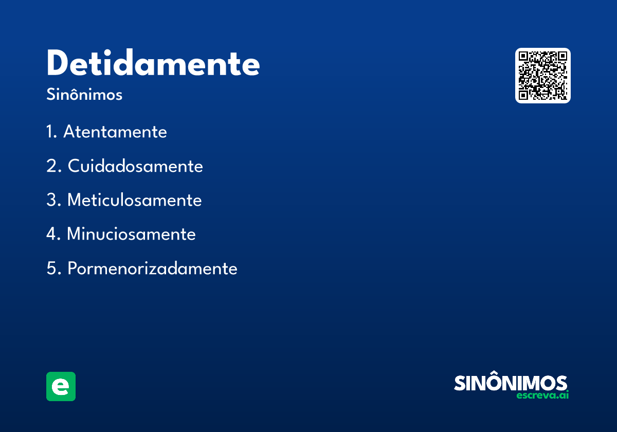 detidamente