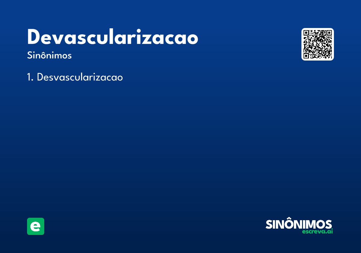 devascularizacao