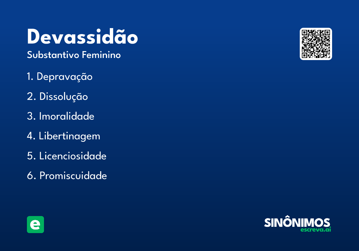 devassidão