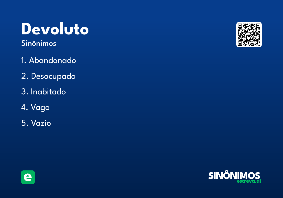 devoluto