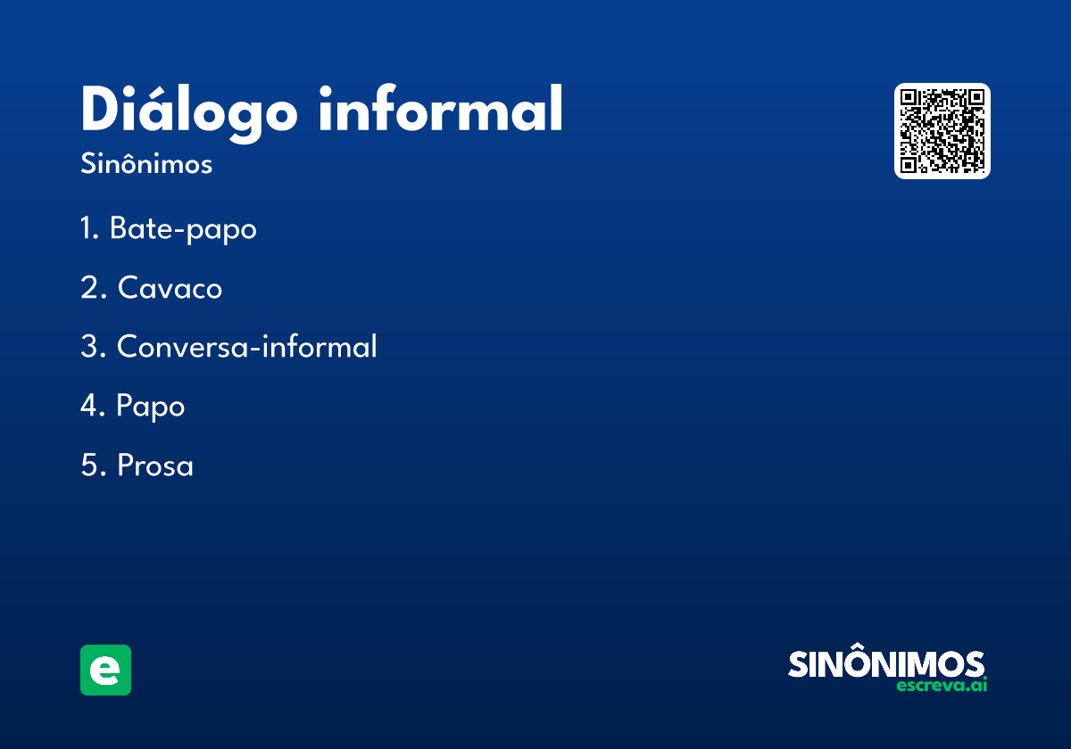 diálogo informal