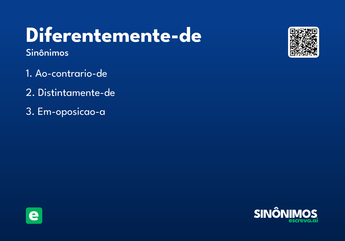 diferentemente-de