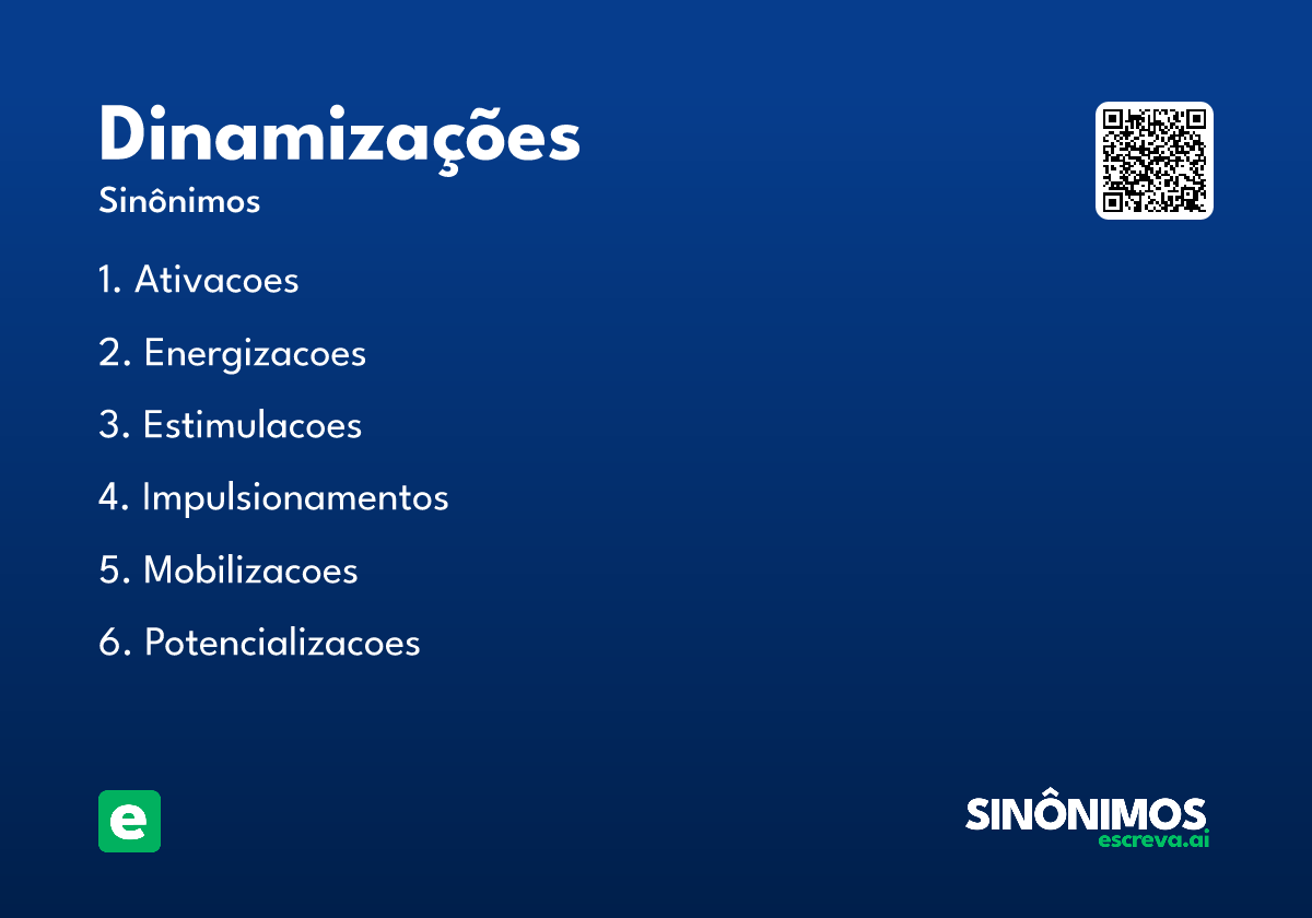 dinamizações