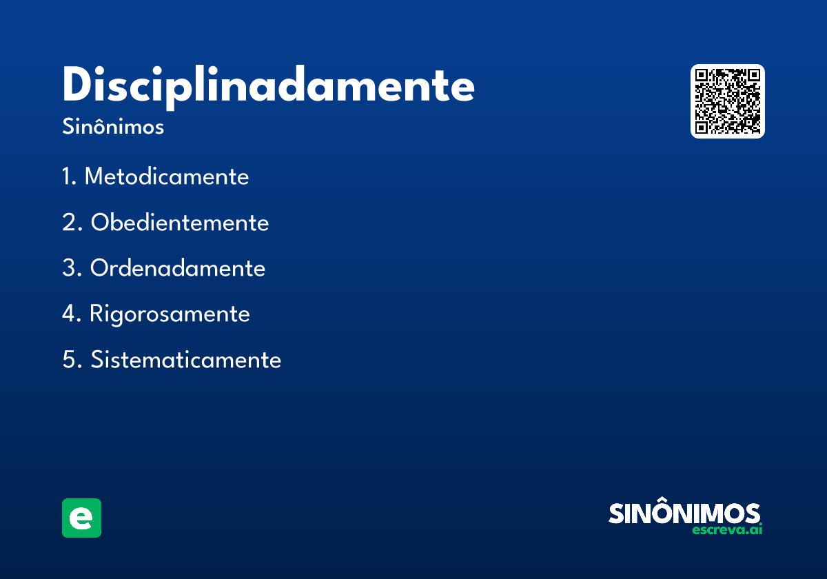 disciplinadamente