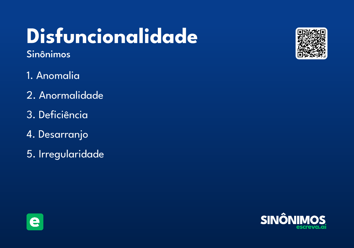 disfuncionalidade