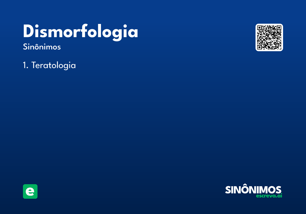 dismorfologia