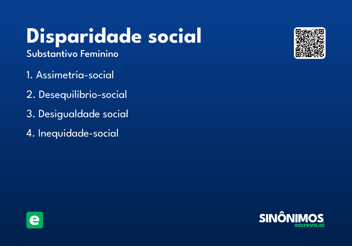 disparidade social