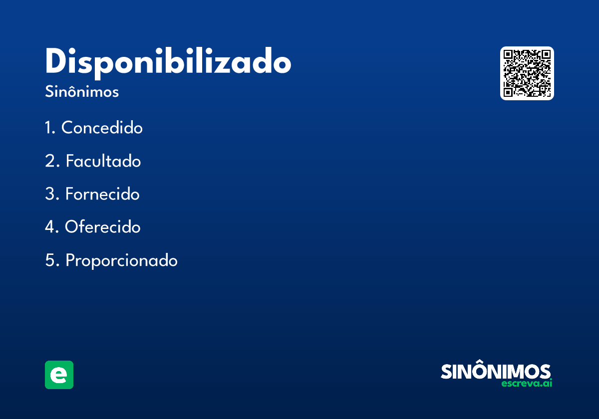 disponibilizado