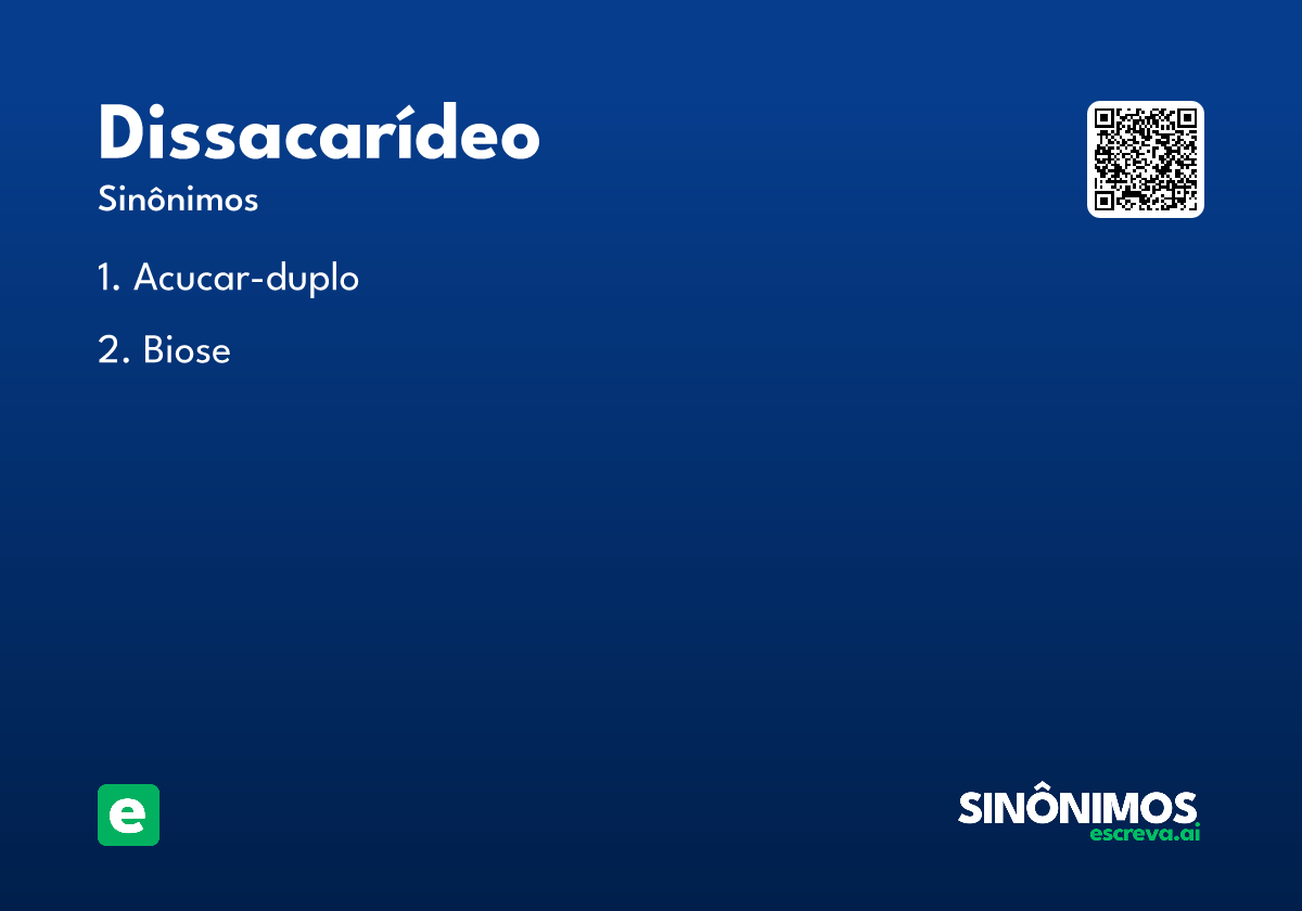 dissacarídeo