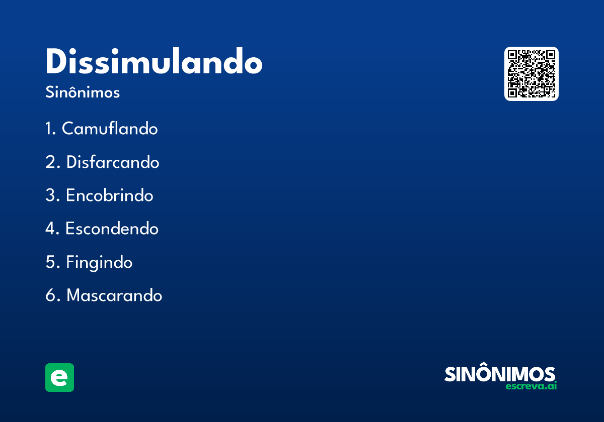 dissimulando