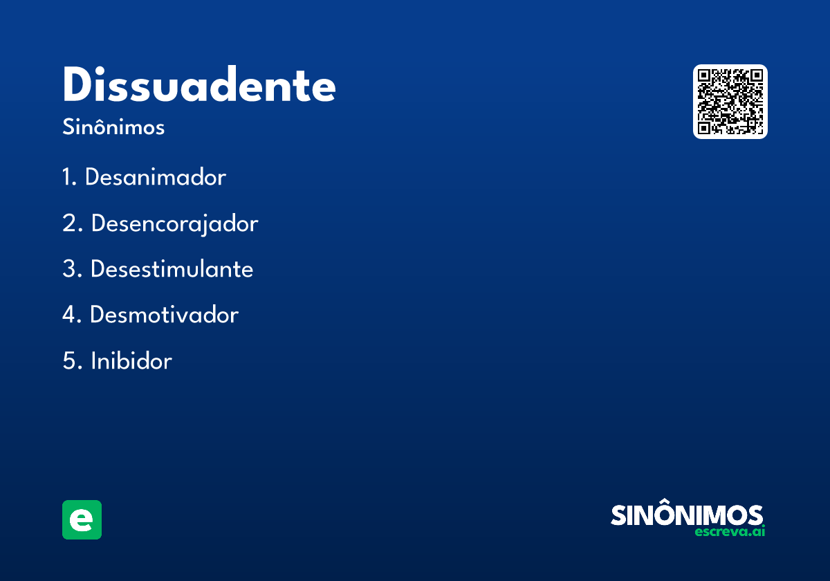 dissuadente