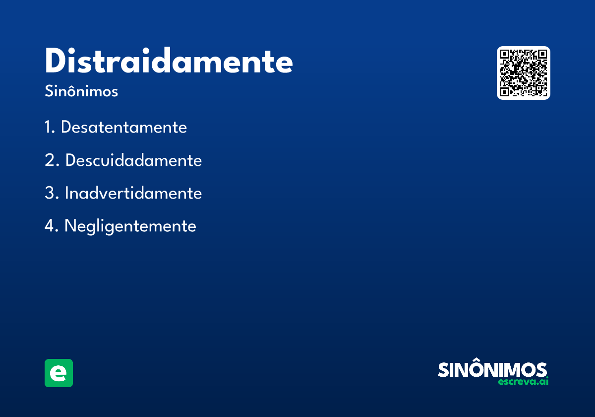 distraidamente