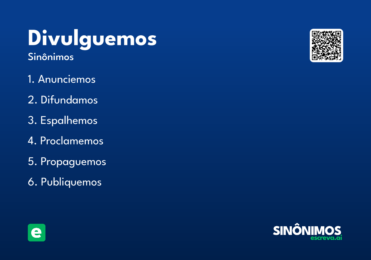 divulguemos