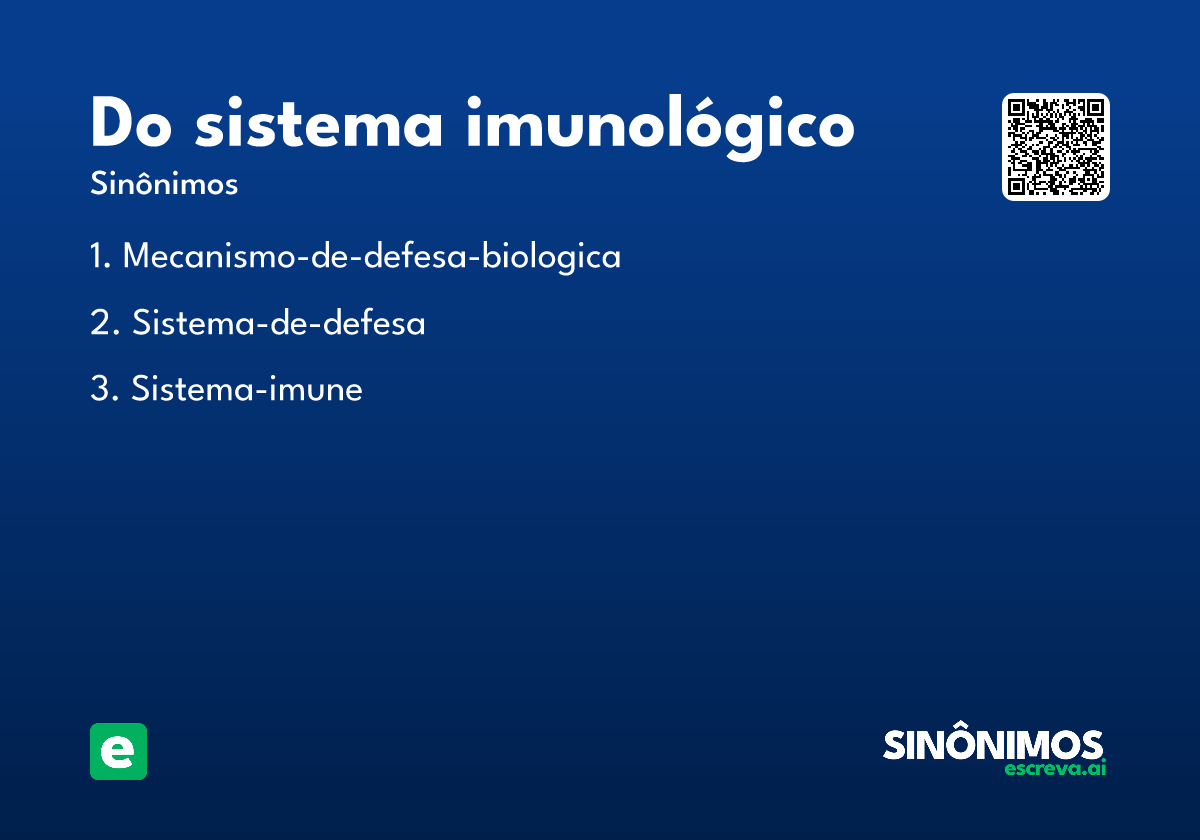 do sistema imunológico