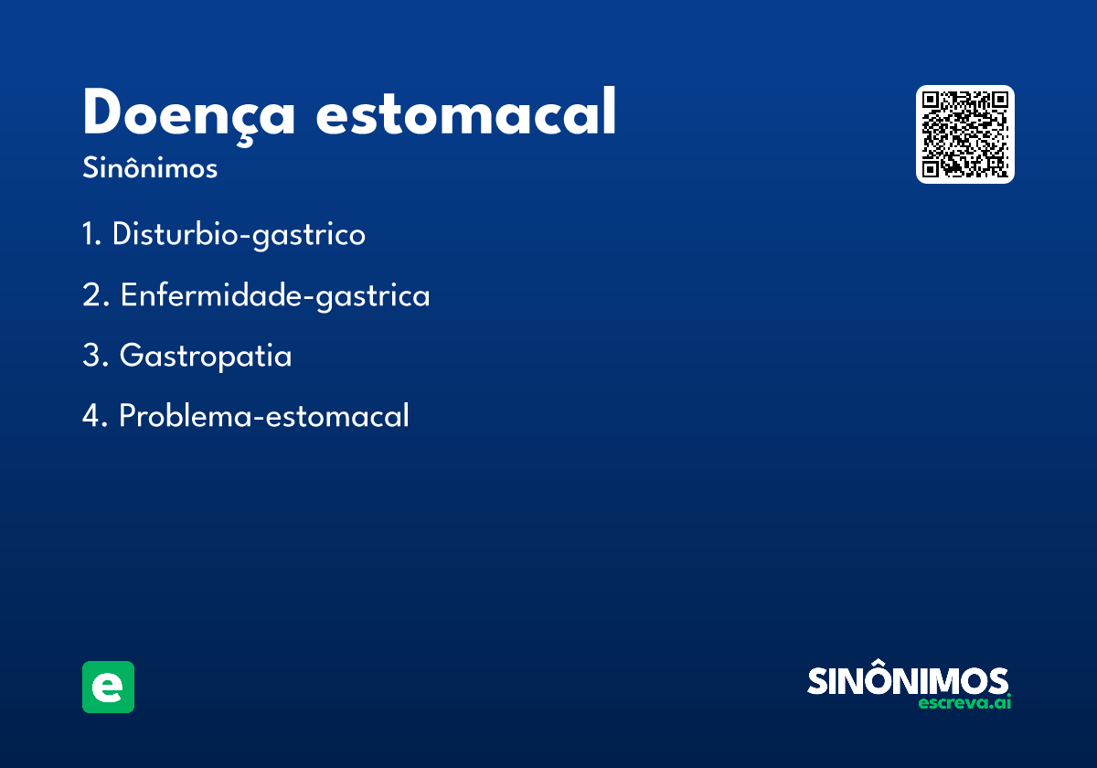 doença estomacal