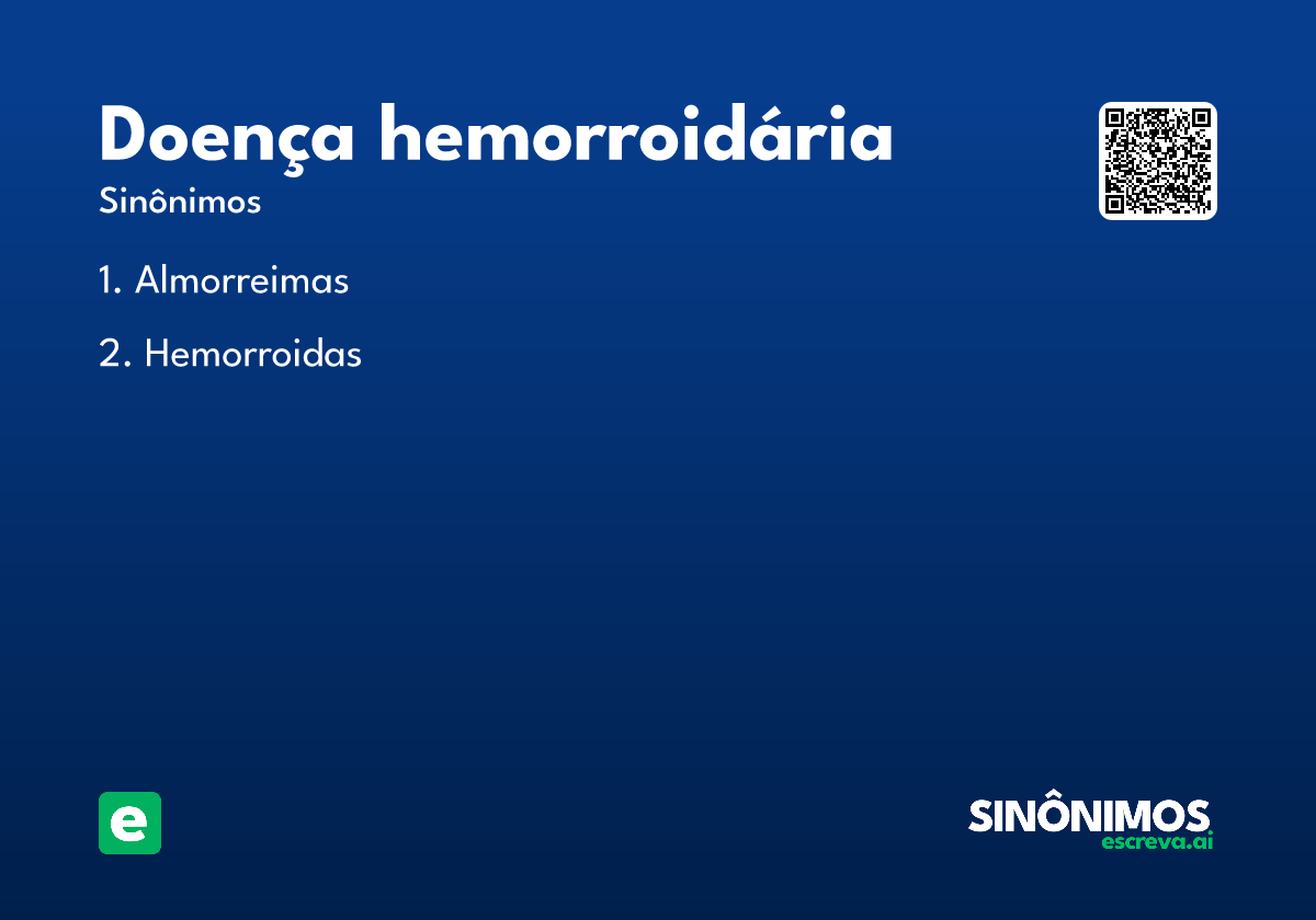 doença hemorroidária