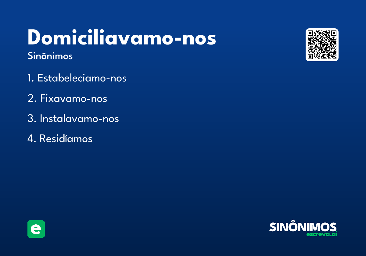 domiciliavamo-nos