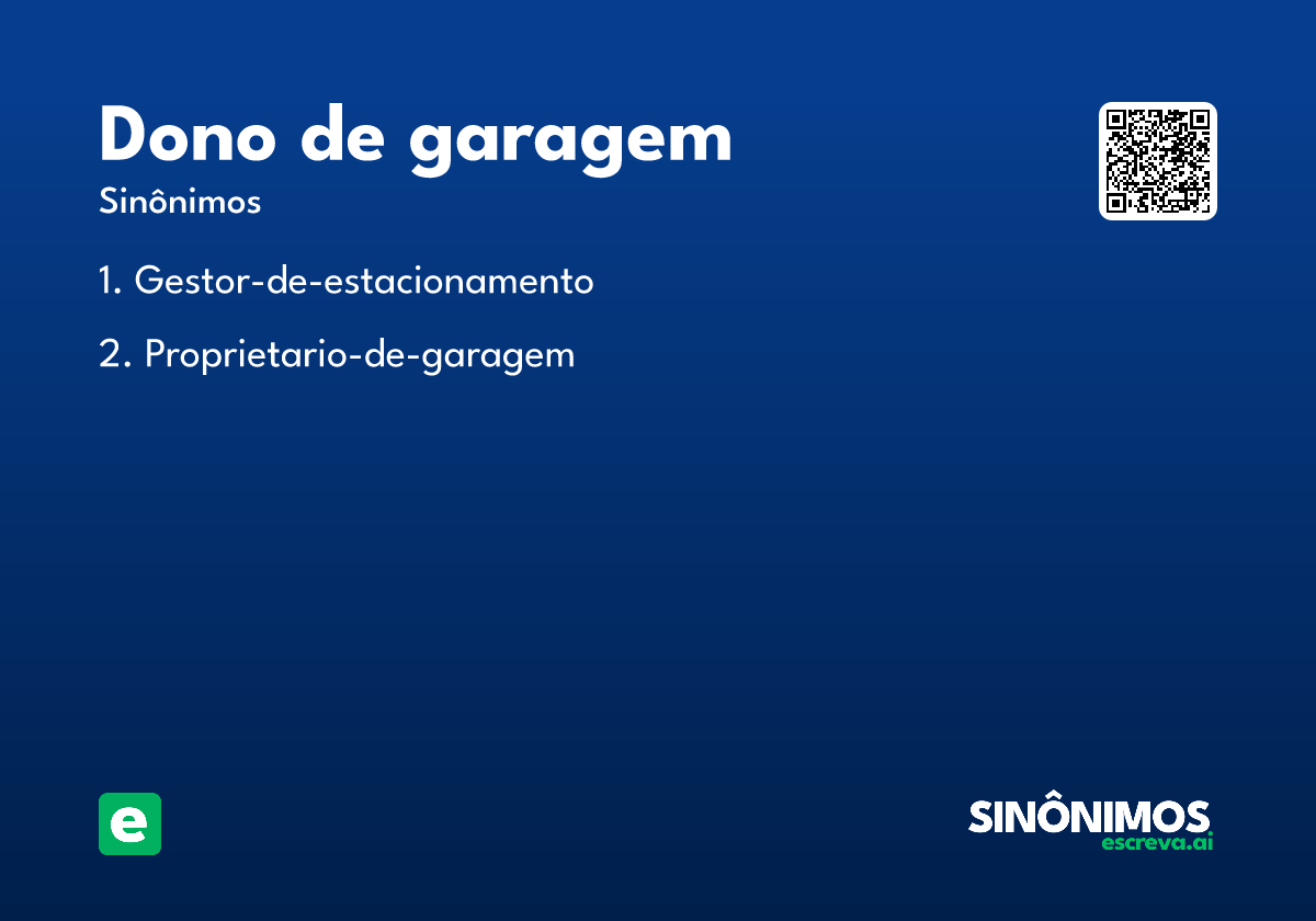 dono de garagem