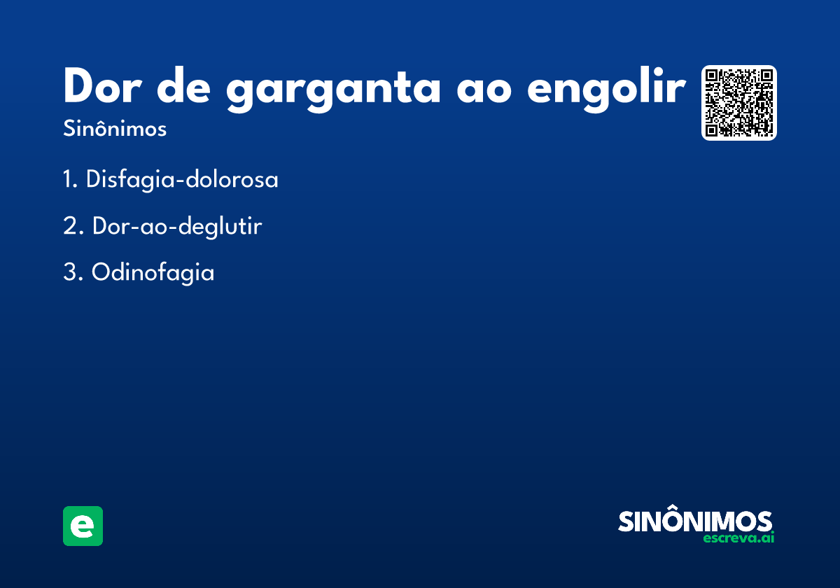 dor de garganta ao engolir
