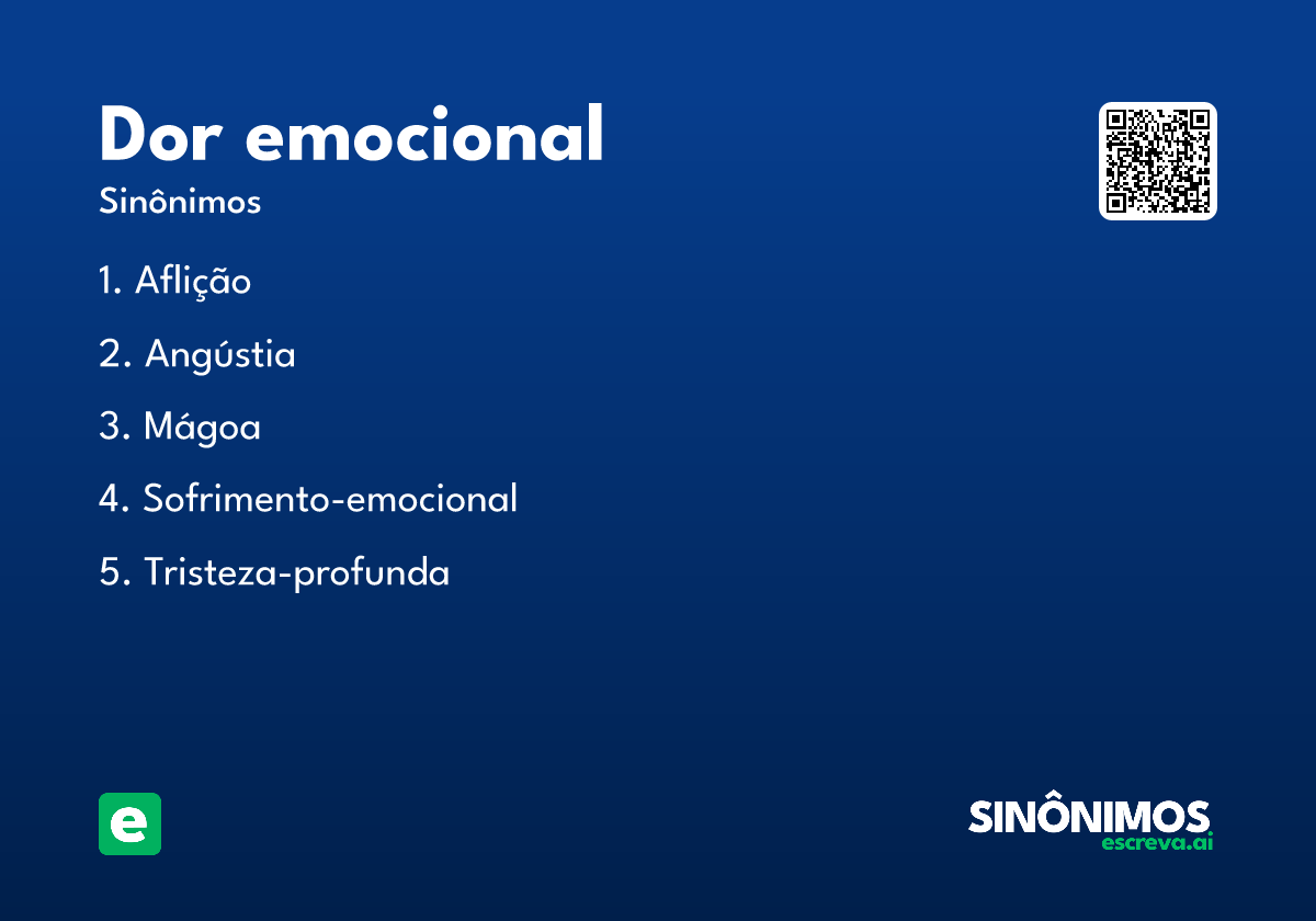 dor emocional