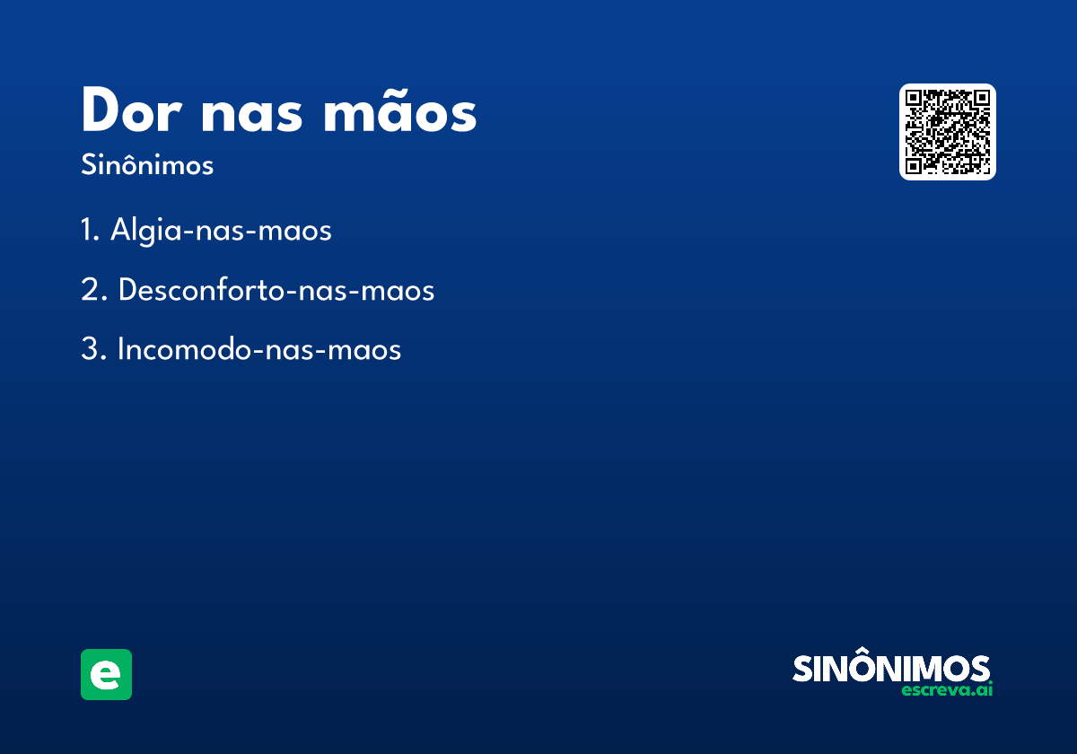 dor nas mãos