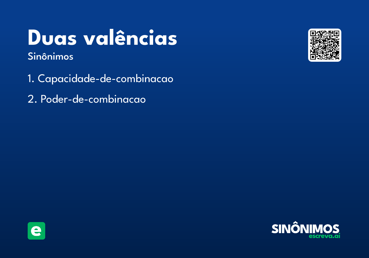 duas valências