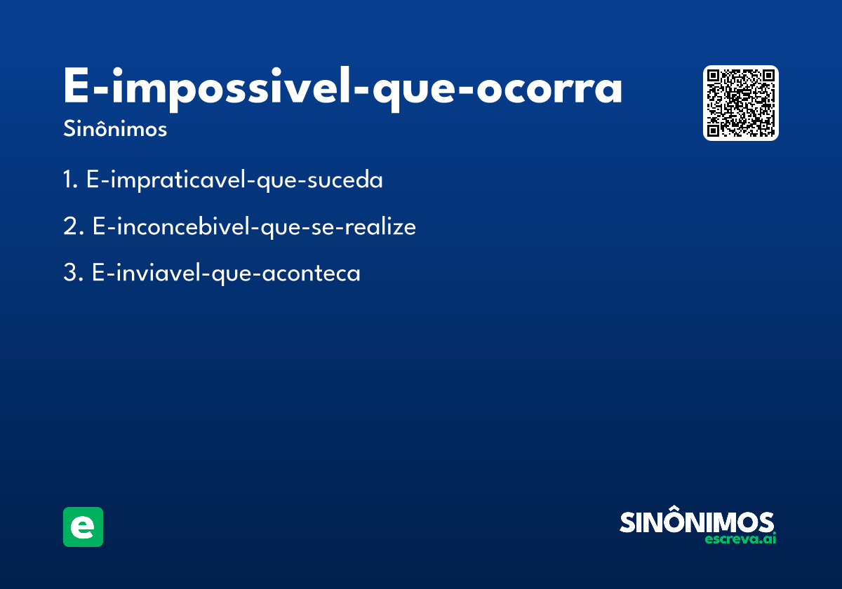 e-impossivel-que-ocorra