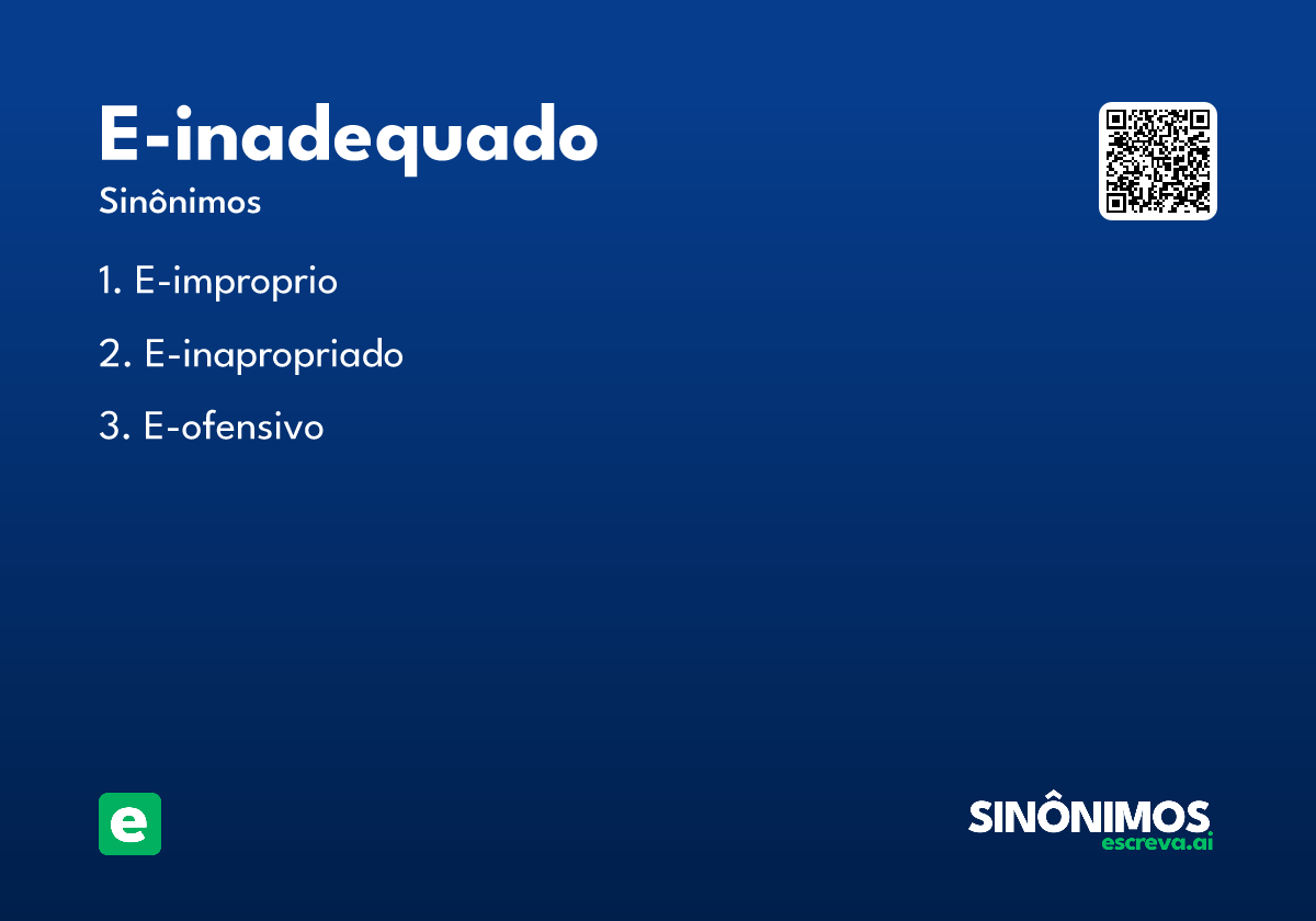 e-inadequado