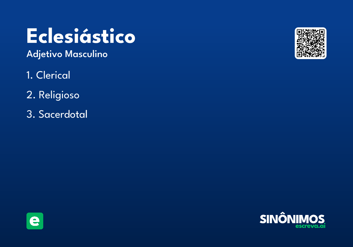 eclesiástico