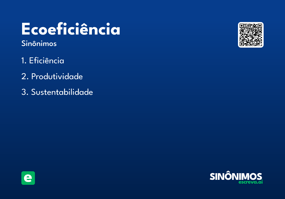 ecoeficiência