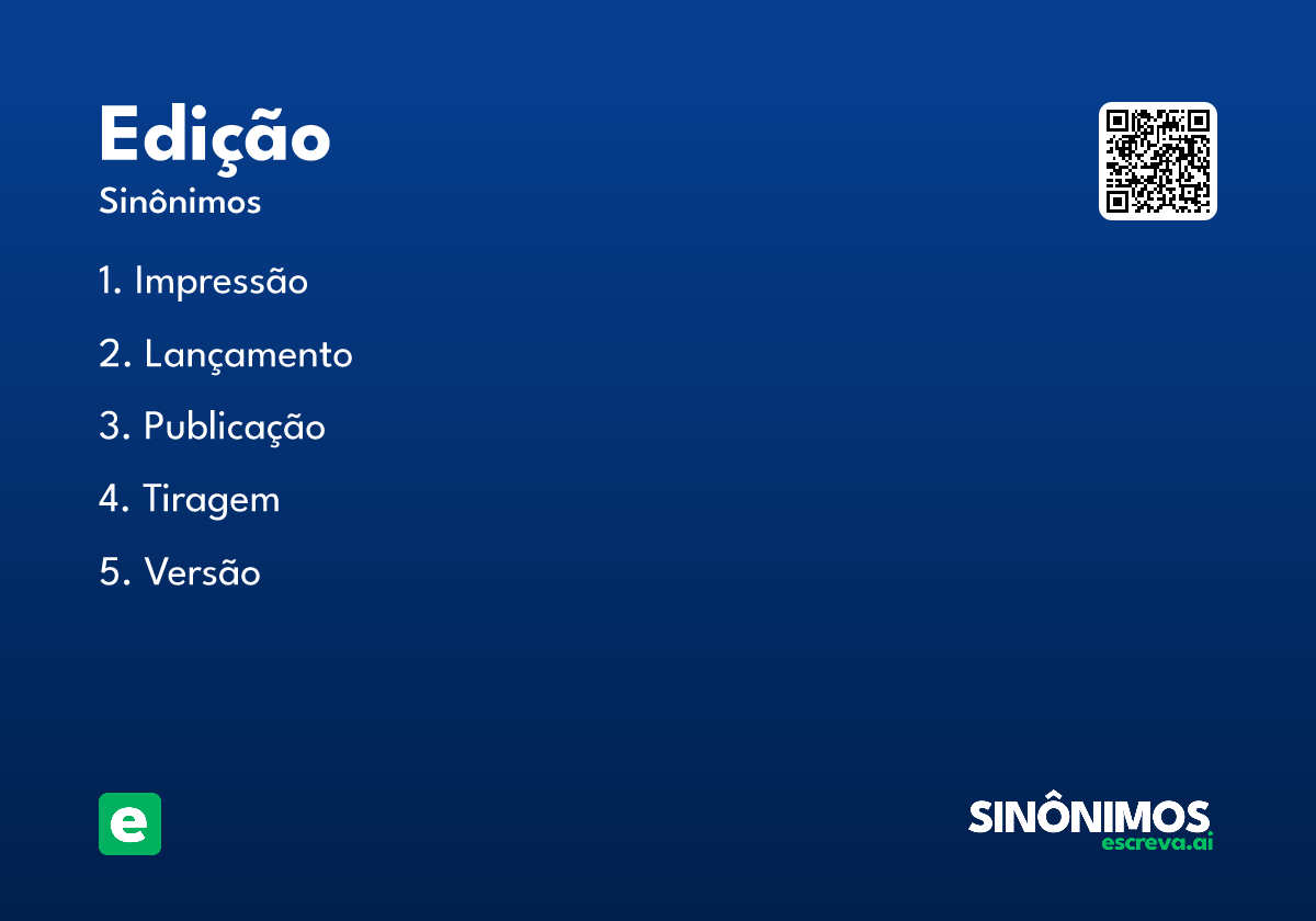 edição