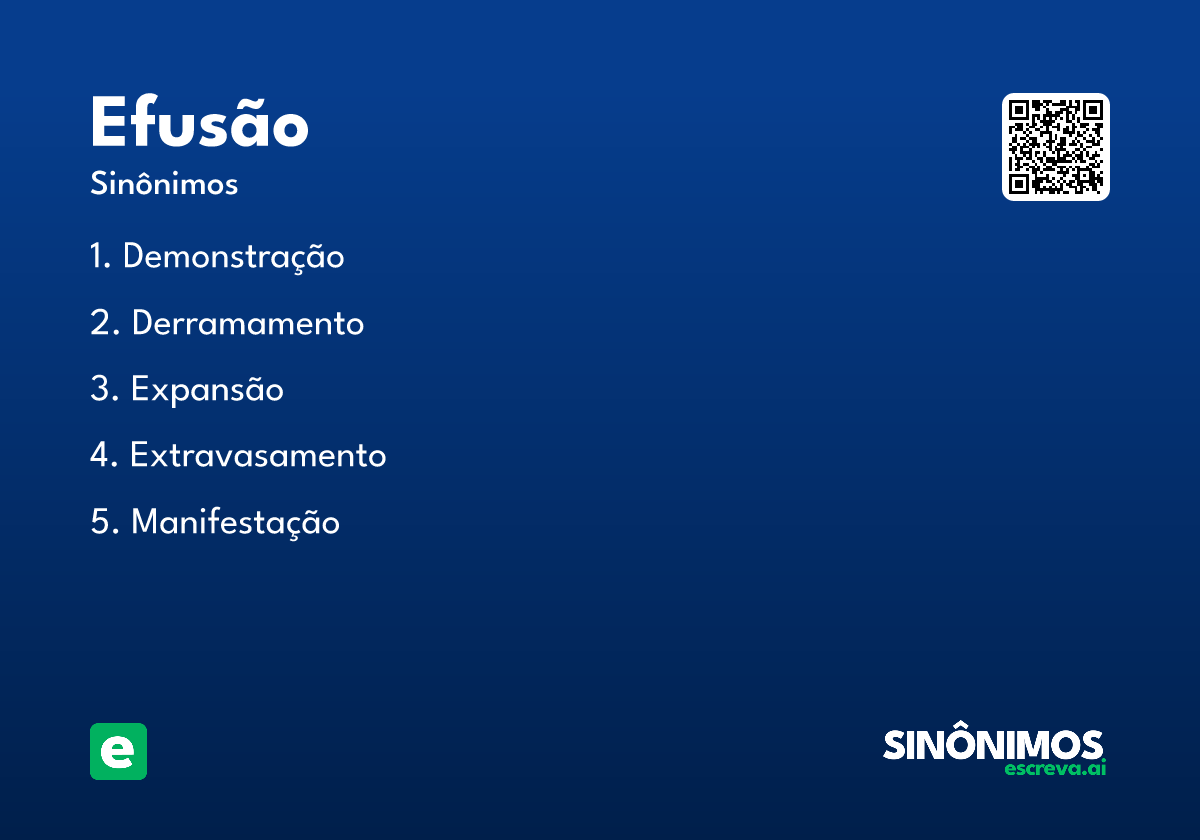 efusão