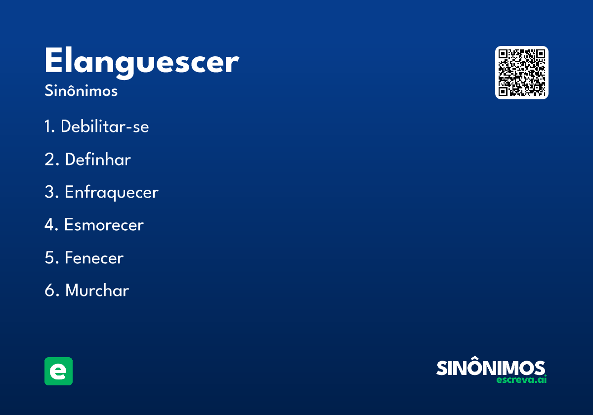 elanguescer