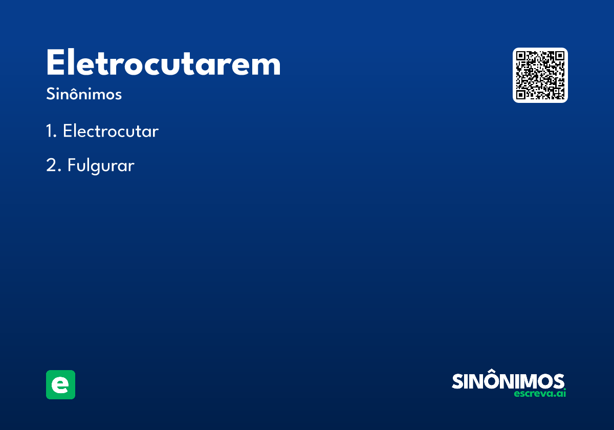 eletrocutarem