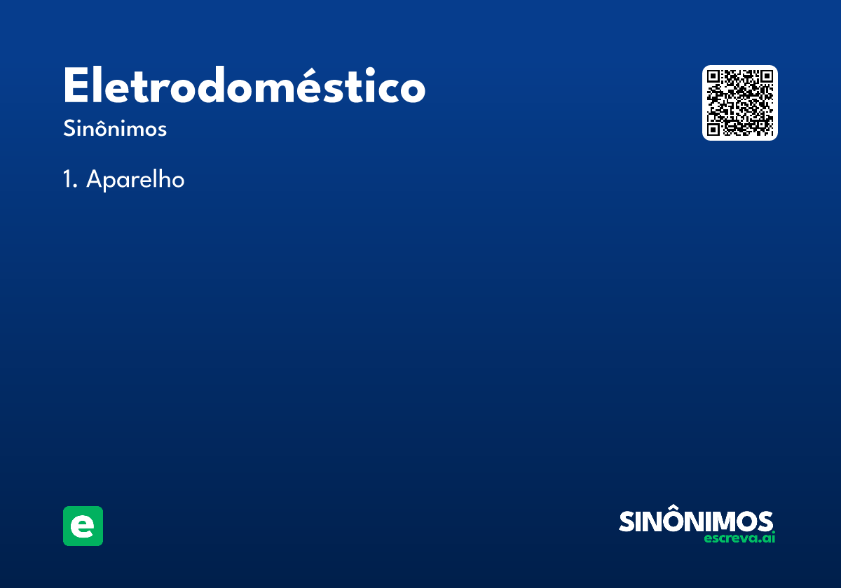 eletrodoméstico