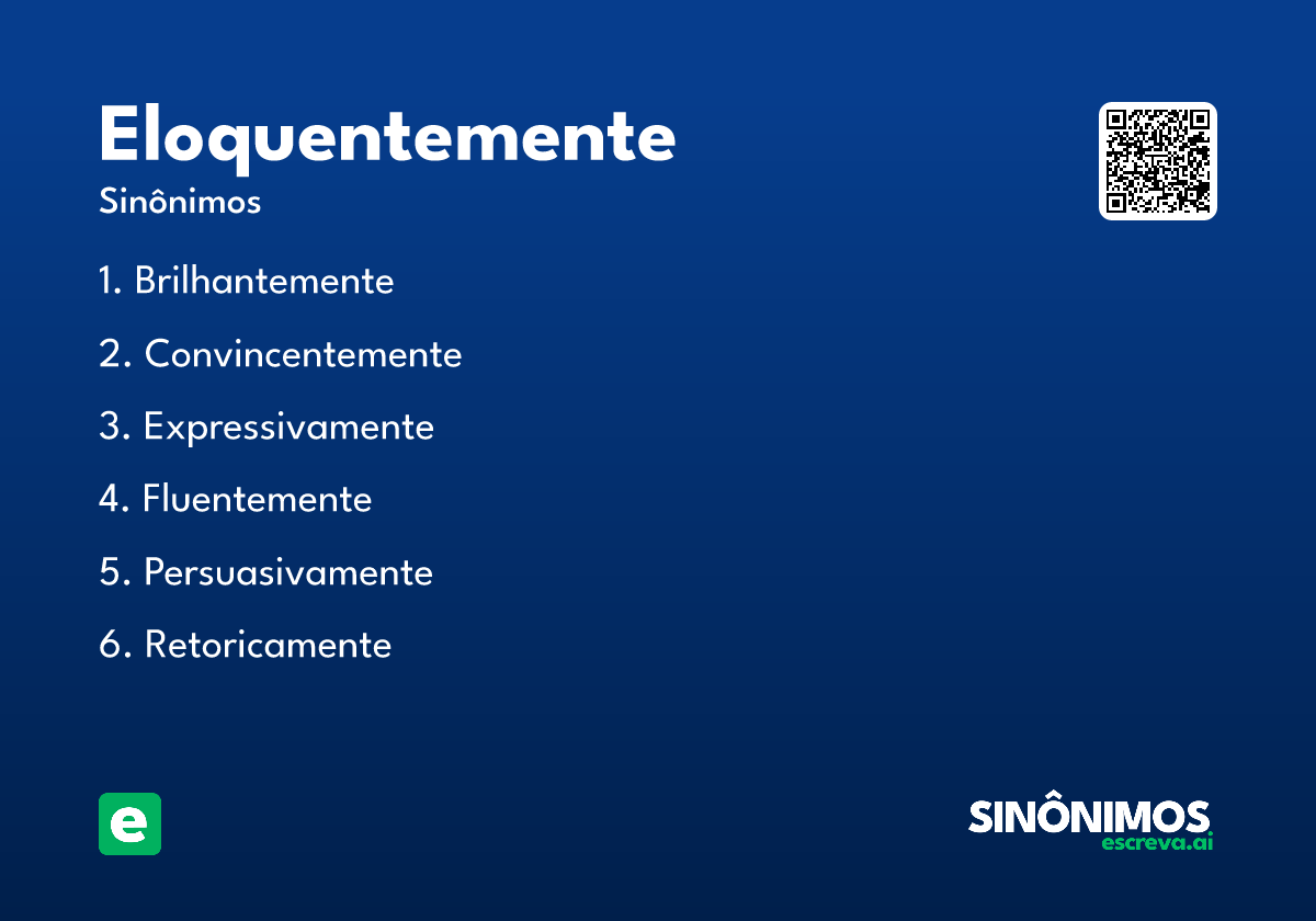 eloquentemente