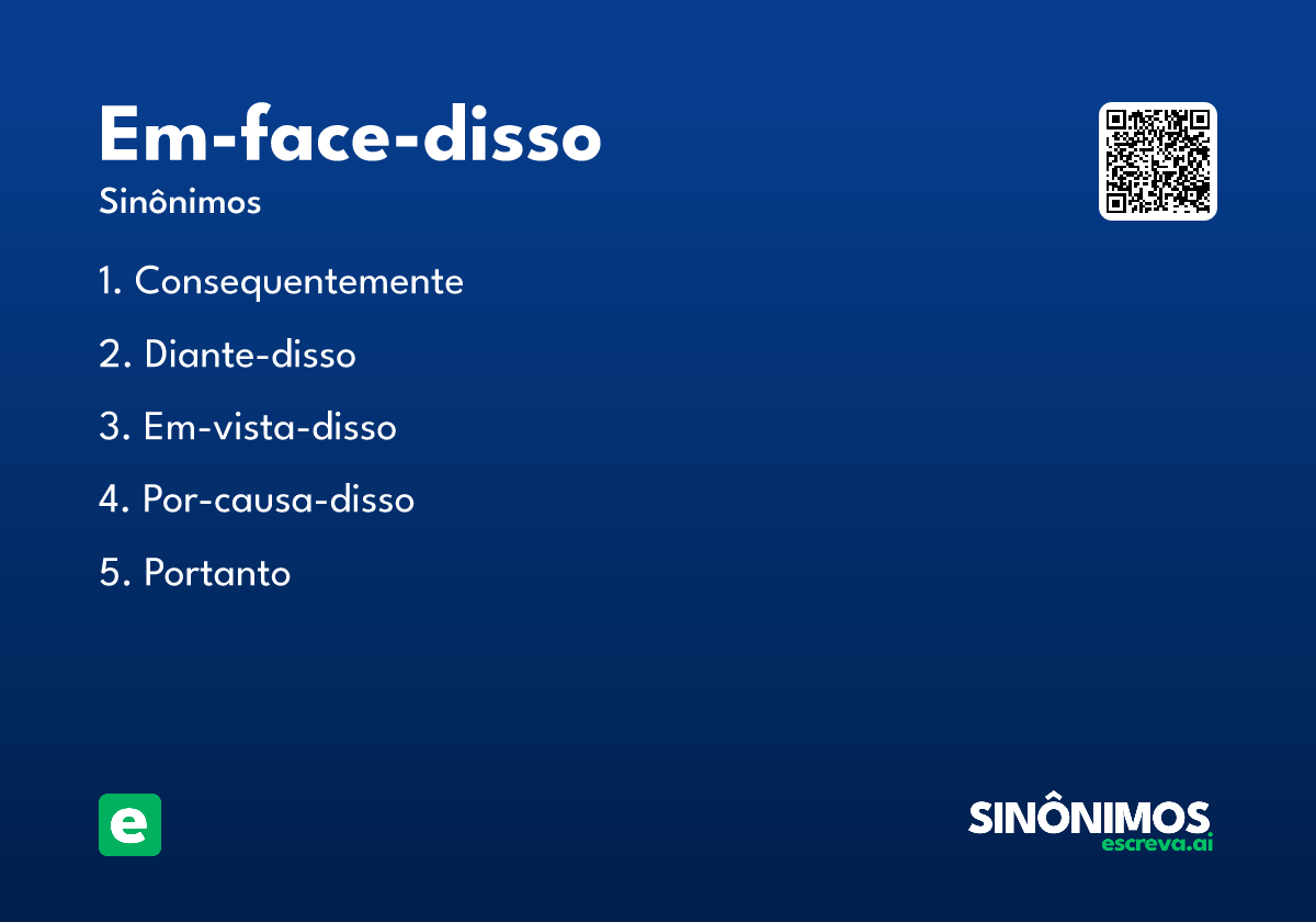 em-face-disso