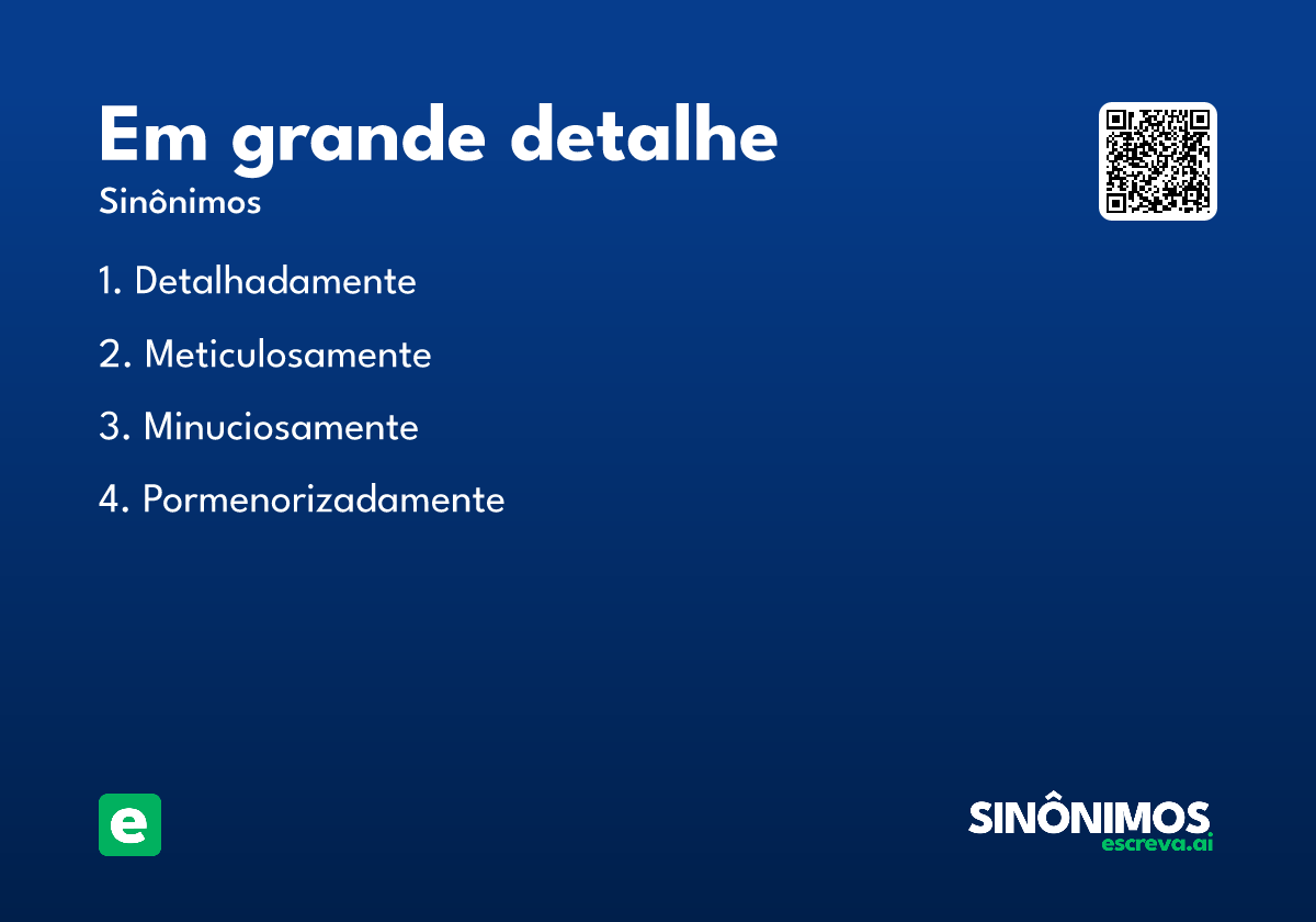 em grande detalhe