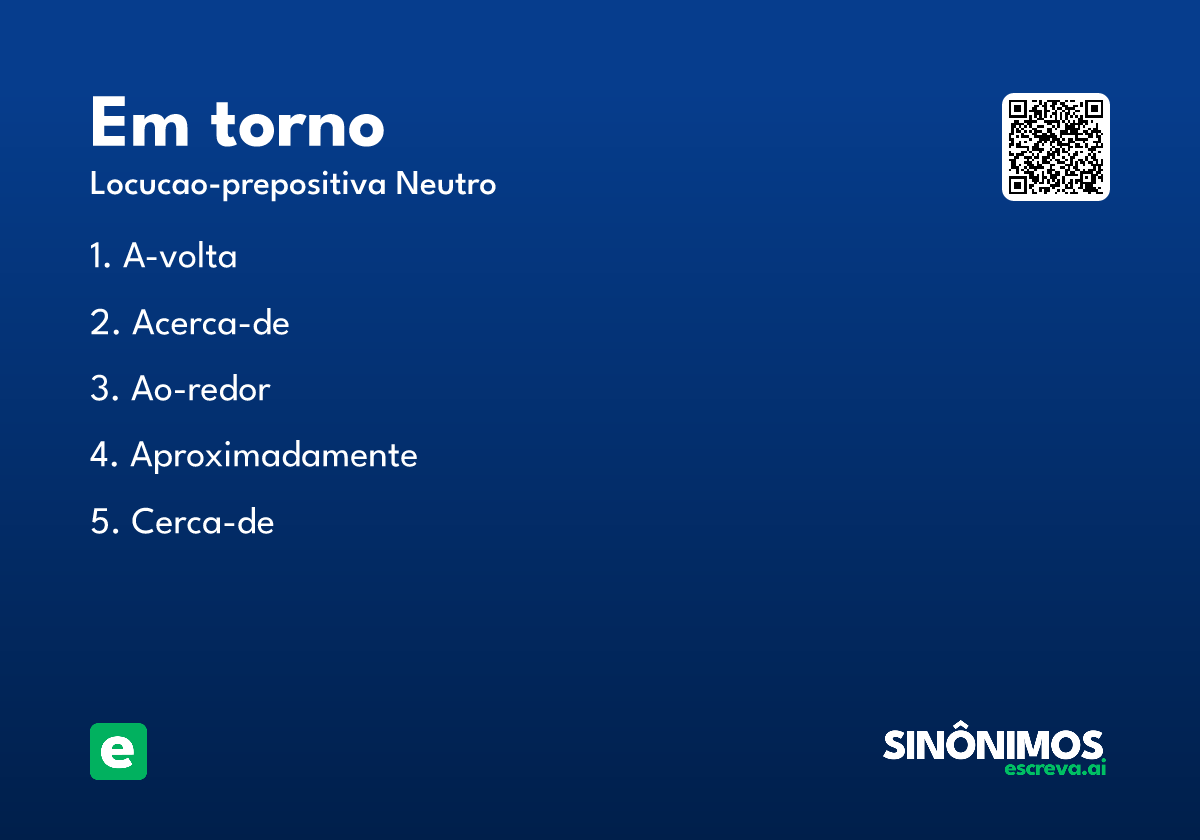 em torno