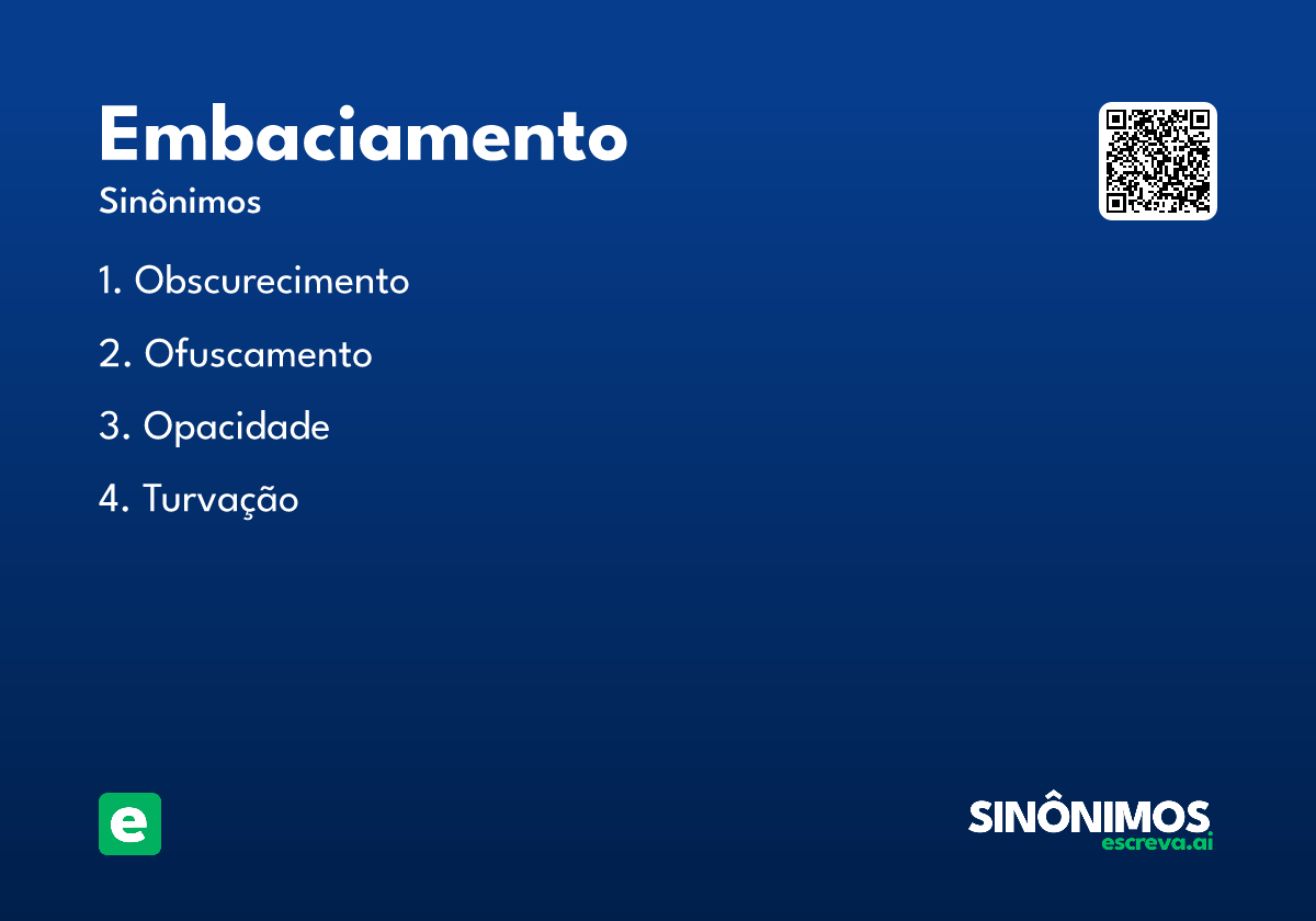 embaciamento