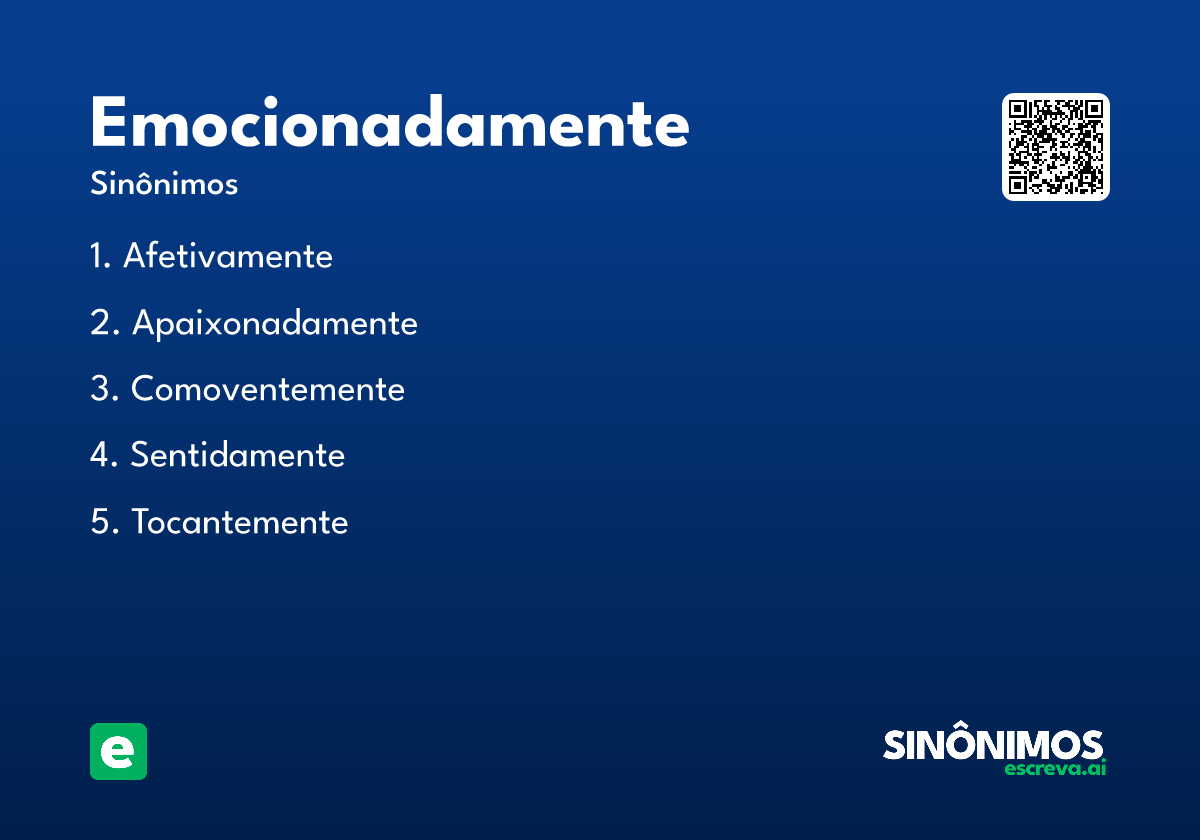 emocionadamente